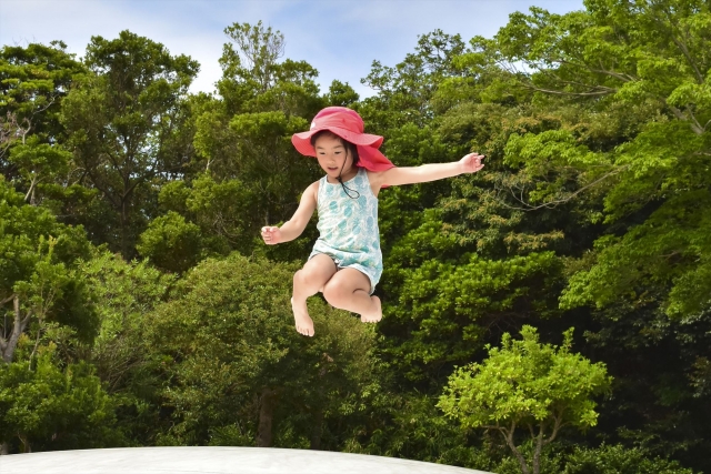 トランポリン画像