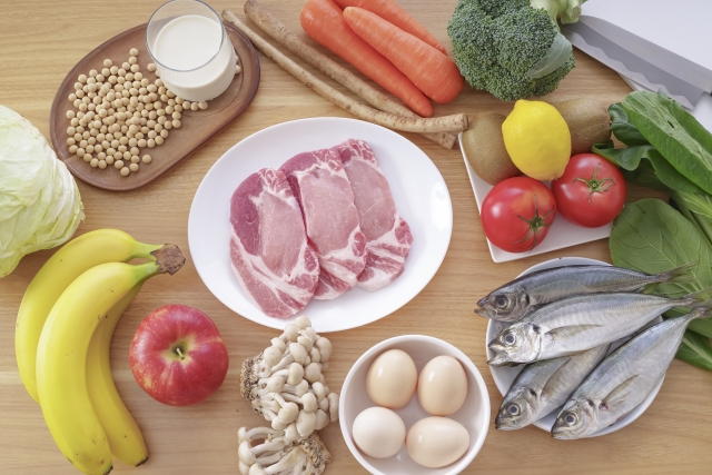 成長に必要な食材の画像