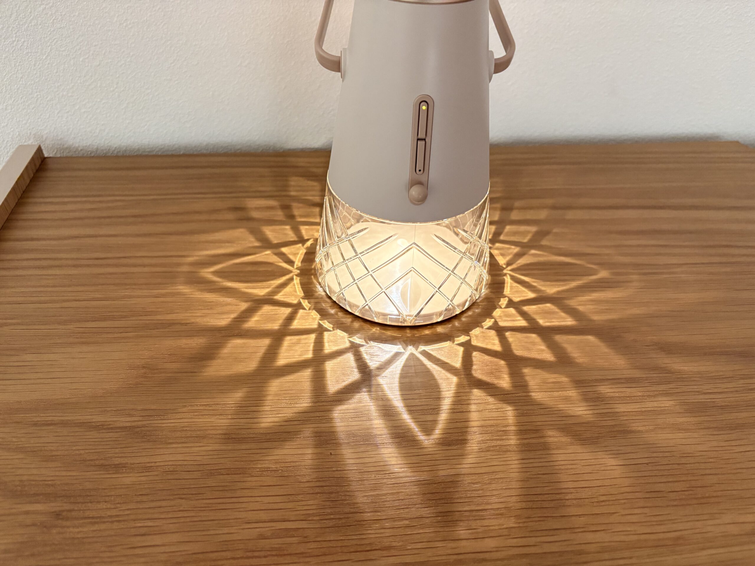 明るめライトでの陰影